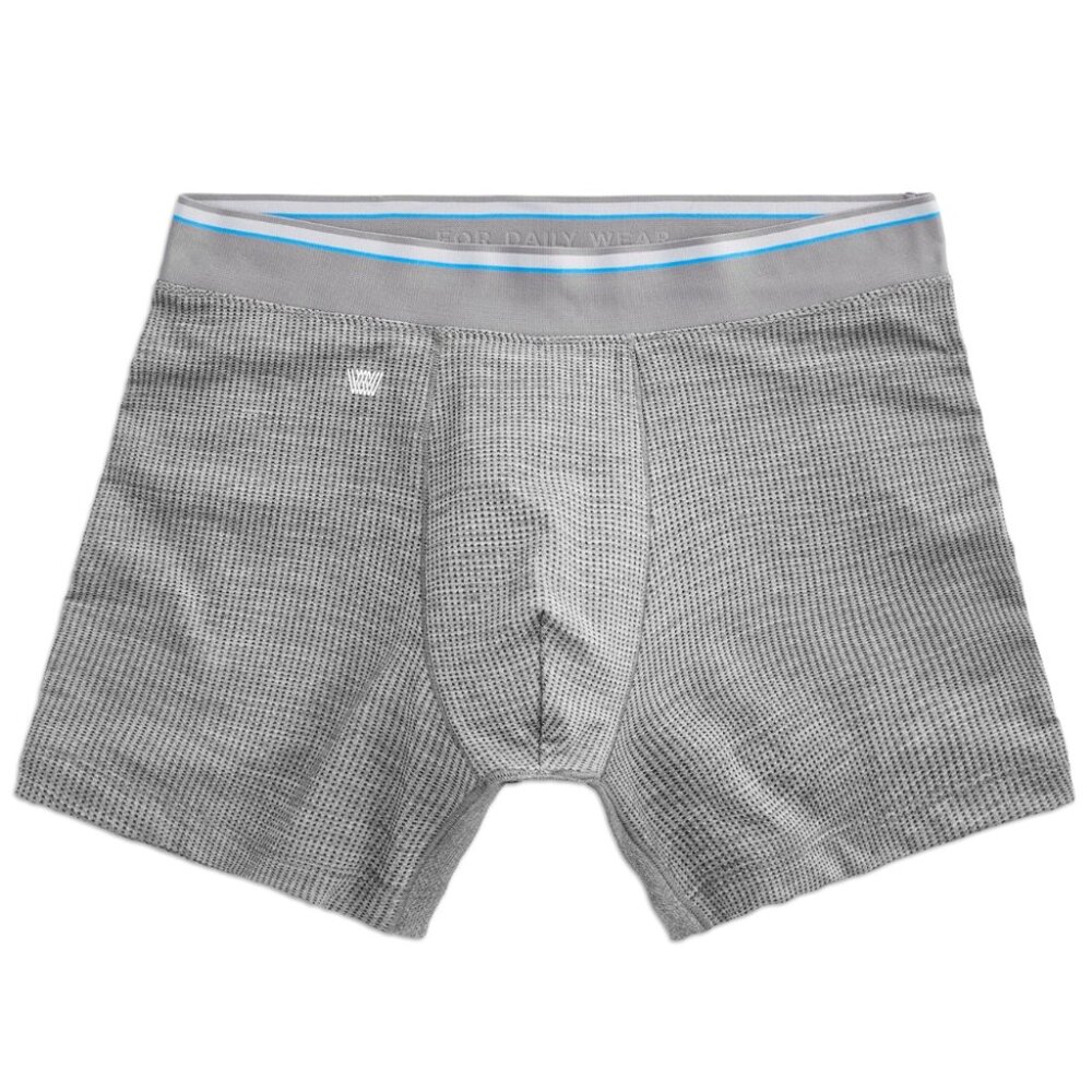 Mack Weldon AIRKNITx Boxer Brief – Grey Heather